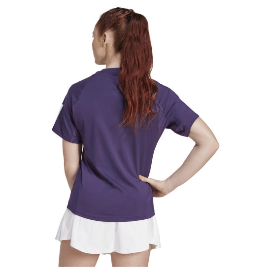 Adidas Γυναικεία κοντομάνικη μπλούζα Club 3-Stripes Tennis Climacool Tee Adidas Γυναικεία κοντομάνικη μπλούζα Club 3-Stripes Tennis Climacool Tee